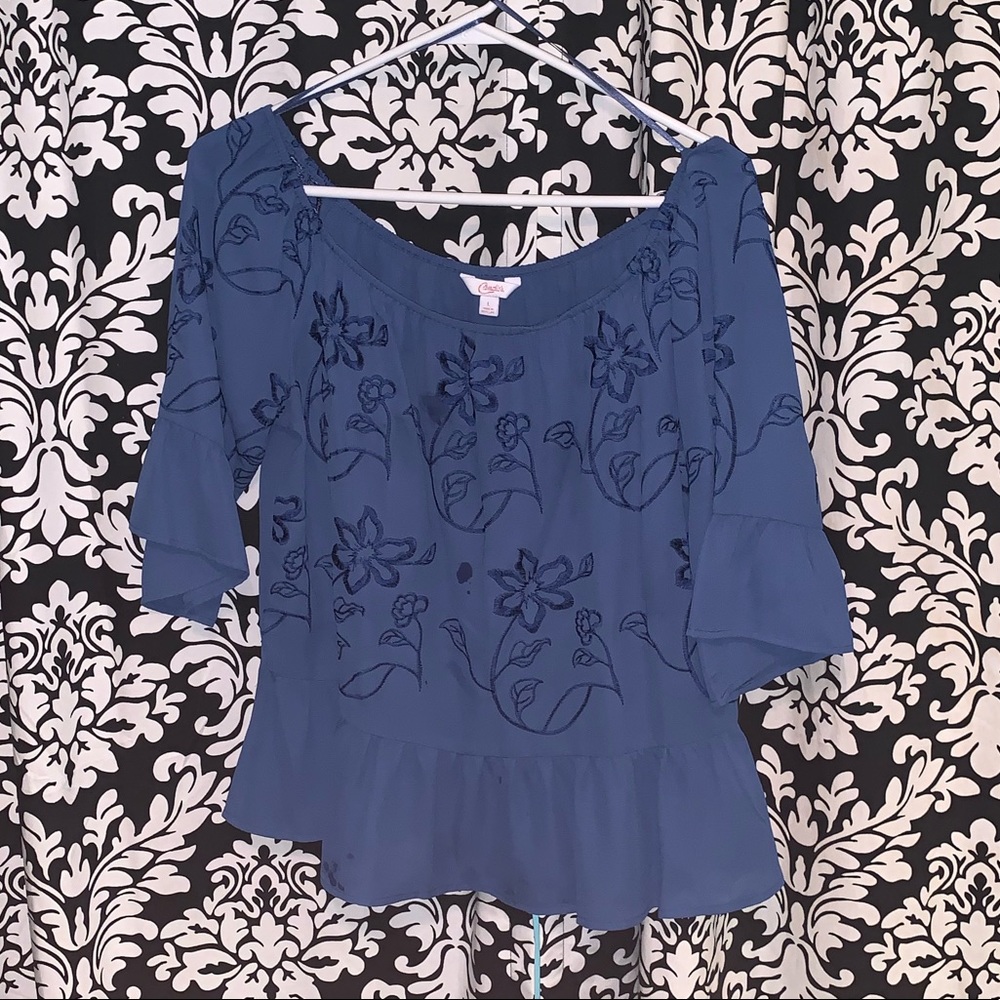 Off the shoulder blouse